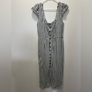TRIXXI Dress Black & White Checkered